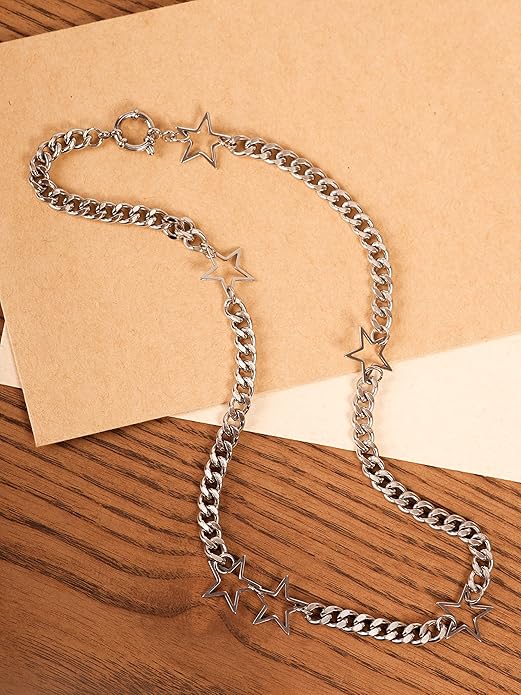910U5bz2XsL._AC_SY695_ Goth Grunge Emo Star Choker Necklace - Image 4
