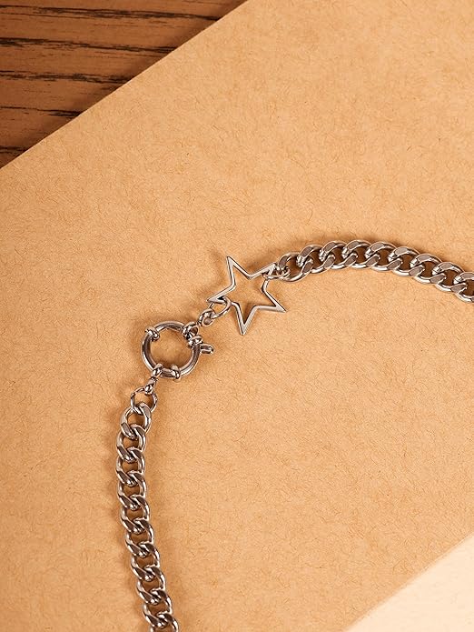 91Klgy9KQEL._AC_SY695_ Goth Grunge Emo Star Choker Necklace - Image 3